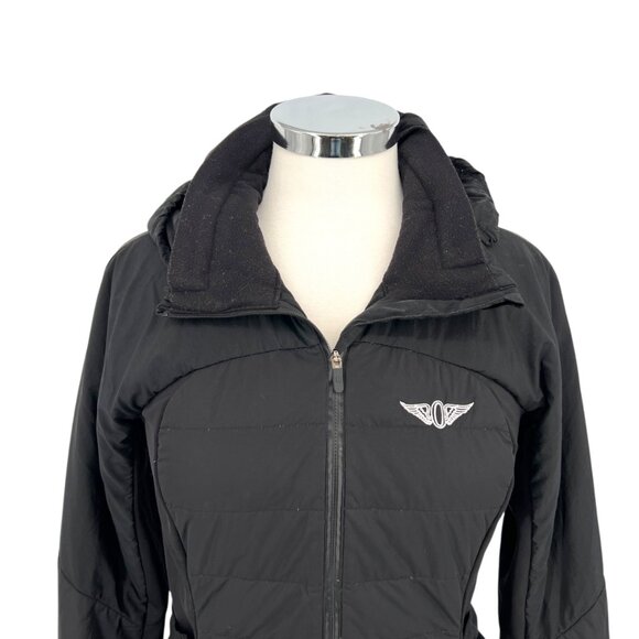 Lululemon Down For It All 700 Down Fill Hooded Running Jacket Black Size 8 - Picture 2 of 16